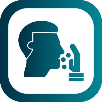 Cough Vector Icon Design