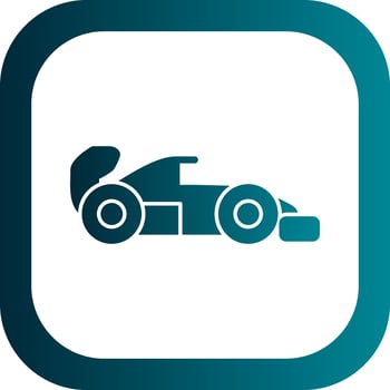 Racing car Vector Icon Design