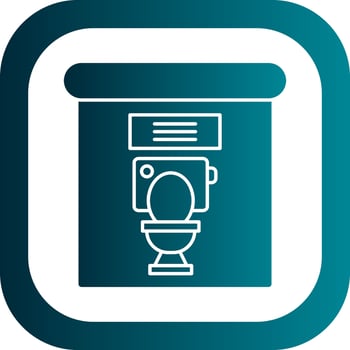 Restroom Vector Icon Design