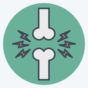 Icon Joint. related to Orthopedic symbol. color mate style. simple design editable. simple illustration vector