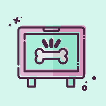 Icon Monitor. related to Orthopedic symbol. MBE style. simple design editable. simple illustration vector