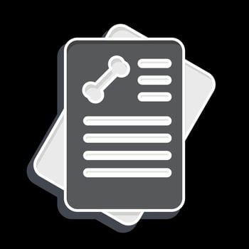 Icon Report. related to Orthopedic symbol. glossy style. simple design editable. simple illustration vector