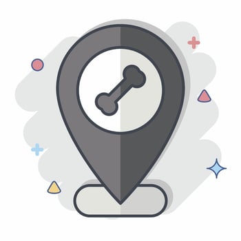 Icon Placeholder. related to Orthopedic symbol. comic style. simple design editable. simple illustration vector
