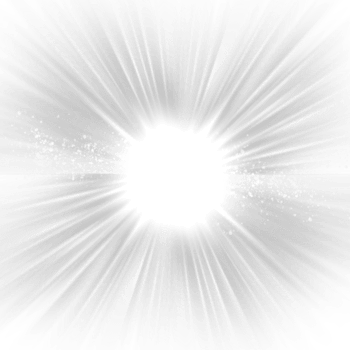 white glow light with glitter effect png