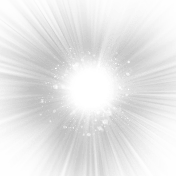 white glow light with glitter effect png