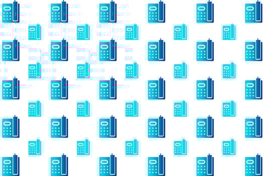 Abstract  Modern Landline Telephone Pattern Background vector