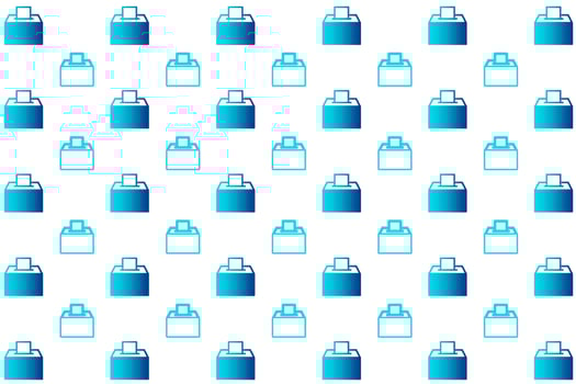 Abstract Box Vote Pattern Background vector
