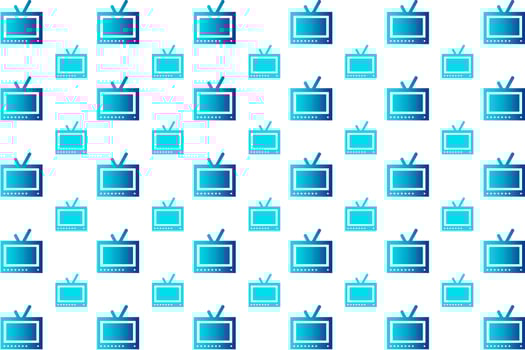 Abstract Classic Television Pattern Background vector