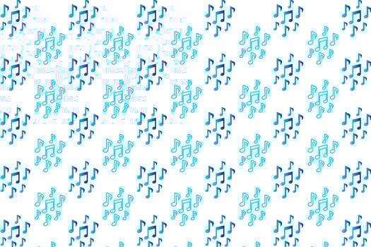 Abstract Creative Music Notes Pattern Background vector