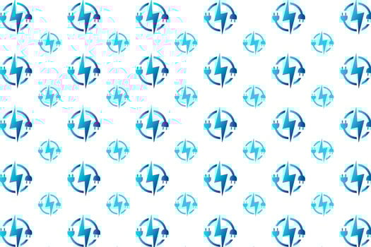 Abstract Electric Pattern Background vector