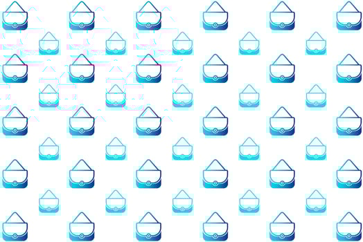 Abstract Fashion Purse Pattern Background vector