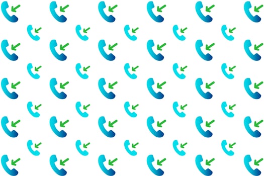 Abstract Incoming Call Pattern Background vector