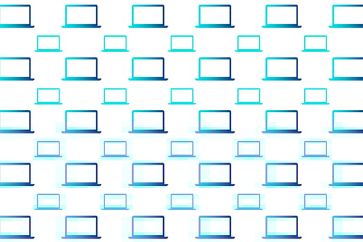 Abstract Laptop Pattern Background vector
