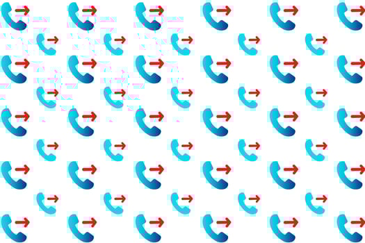 Abstract Outgoing Call Pattern Background vector