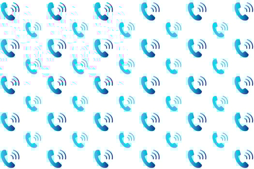 Abstract Phone Call Pattern Background vector