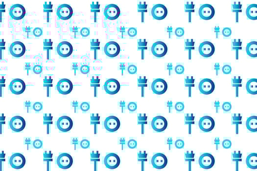 Abstract Socket Pattern Background vector