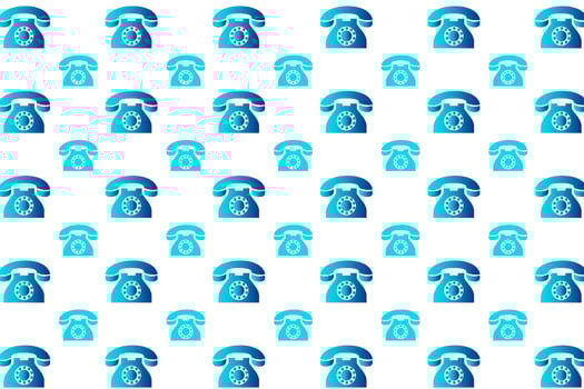 Abstract Telephone Pattern Background vector