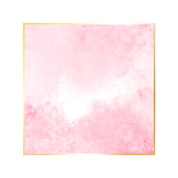 gold frame with watercolor png