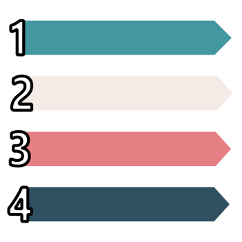 Infographic List Number Sequence png