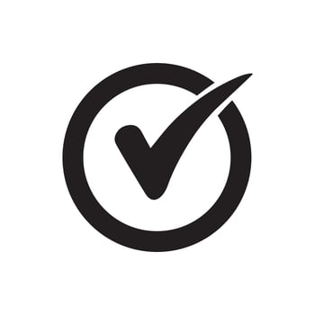confirm icons vector illustration. Flat design style