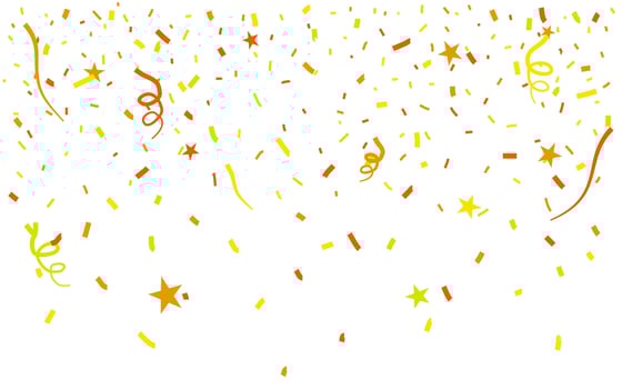 Colorful Flying Confetti Background vector