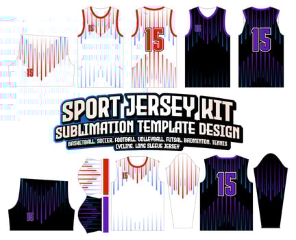 Stripes Straight Line Jersey Design Sportswear Background vector