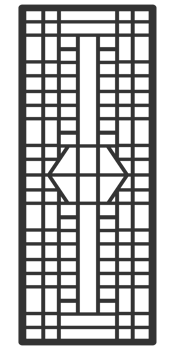 Traditional Japan Korea China ornament frame pattern. Asian door window antique. png