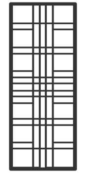 Traditional Japan Korea China ornament frame pattern. Asian door window antique. png