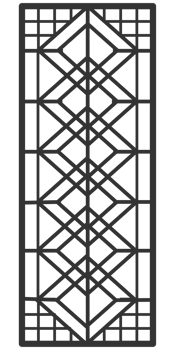 Traditional Japan Korea China ornament frame pattern. Asian door window antique. png