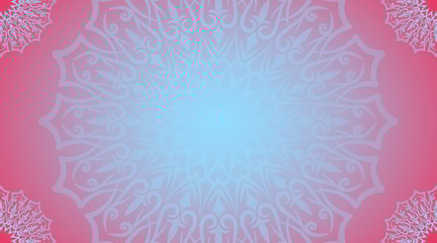 simple background, decorative mandala ornament vector