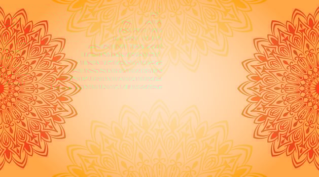 simple background, decorative mandala ornament vector