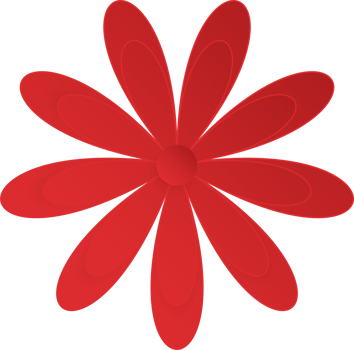 Flower, Element of floral paper cut. Paper cut of flower shape and spring symbol. png