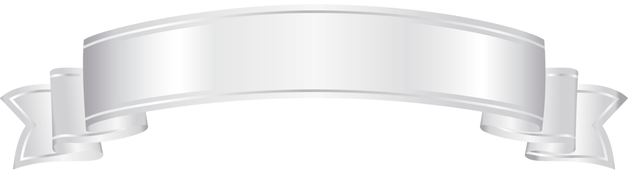 silver ribbon, free PNG