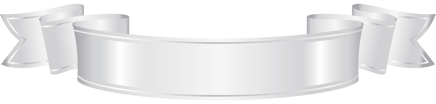 silver ribbon, free PNG