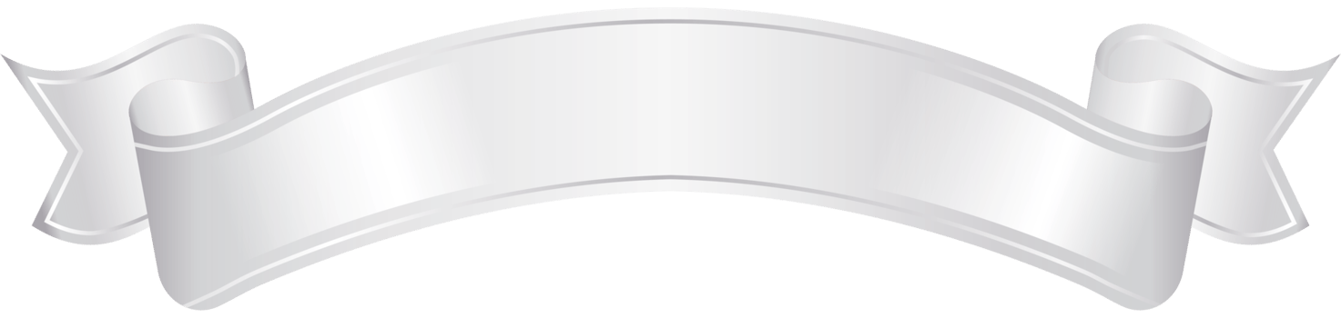 silver ribbon, free PNG