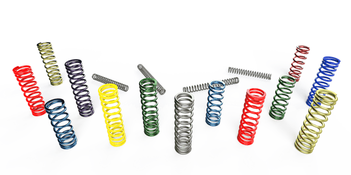 3D RENDERING, compression springs illurtration png