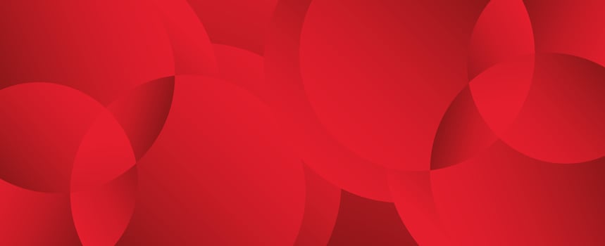 Modern banner background premium design with geometric red color vector