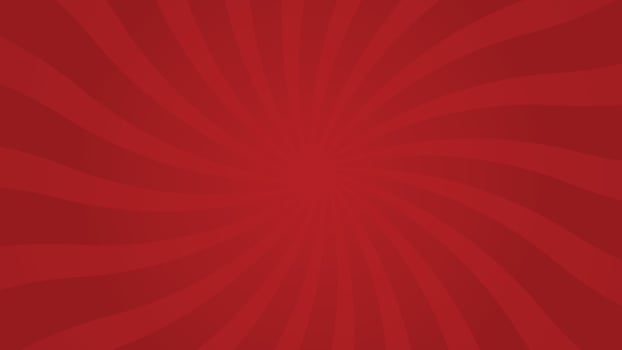 Red zoom out twisted rays effect background vector