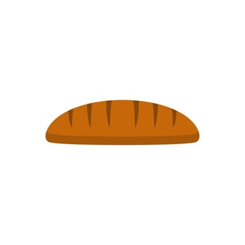 bread flat design vector illustration isolated on white background