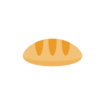 bread flat design vector illustration isolated on white background