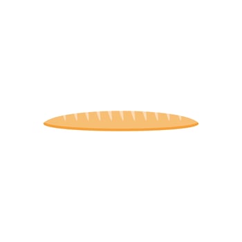 bread flat design vector illustration isolated on white background