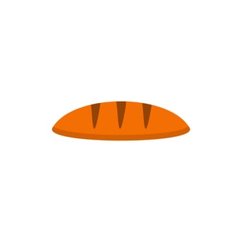 bread flat design vector illustration isolated on white background
