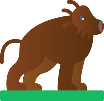 Orangutan Vector Icon Design