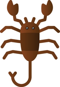 Scorpion Vector Icon Design