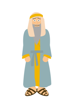 Cartoon Bible Character - Aaron png