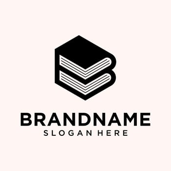 book letter b logo design inspiration. vector