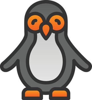Penguin Vector Icon Design