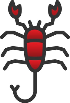 Scorpion Vector Icon Design
