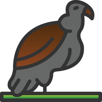 Vulture Vector Icon Design