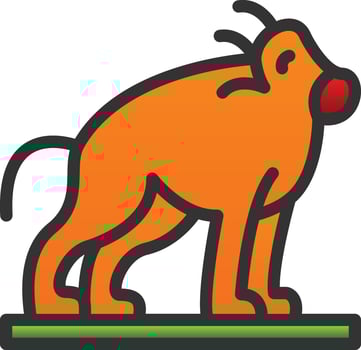 Orangutan Vector Icon Design